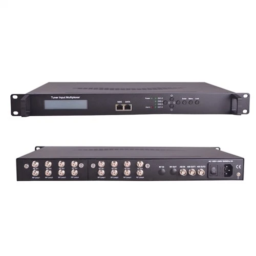 8 ASI Input Multiplexer TV Broadcasting Equipment