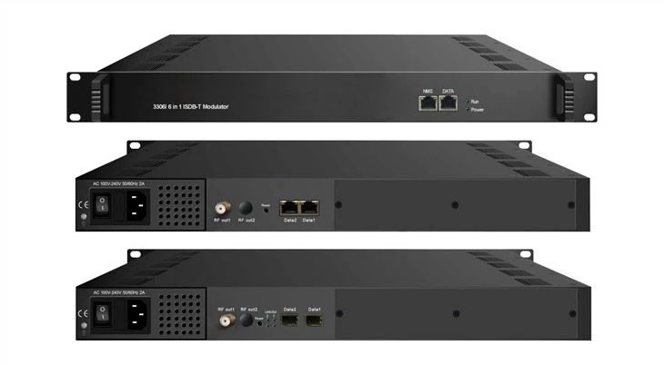 Modulátor IP 16 v 1 k ISDB-T